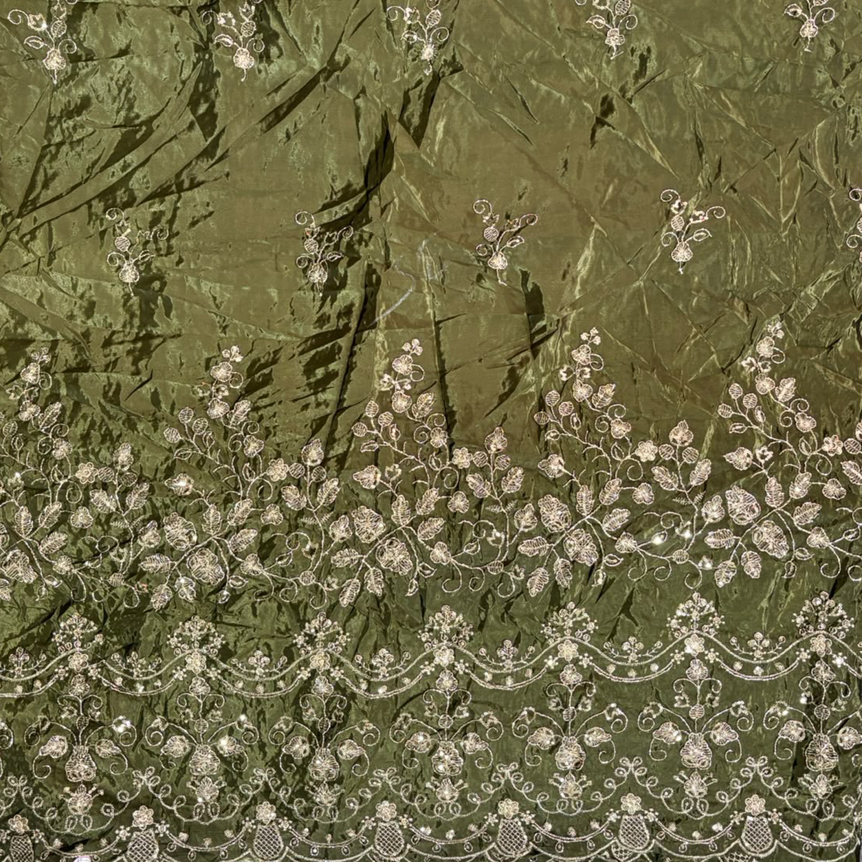 Premium Crinkle Embroidery Fabric