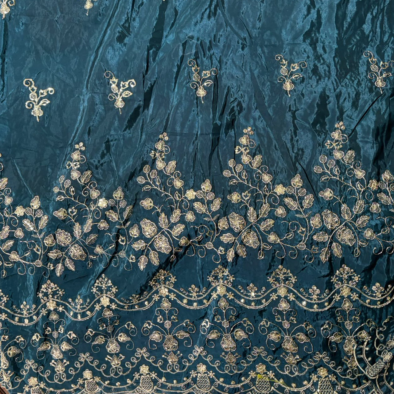 Premium Crinkle Embroidery Fabric
