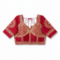 New Exclusive Gaji Silk Blouse with Designer Gota Patti Work Blouse PRD (PINK)