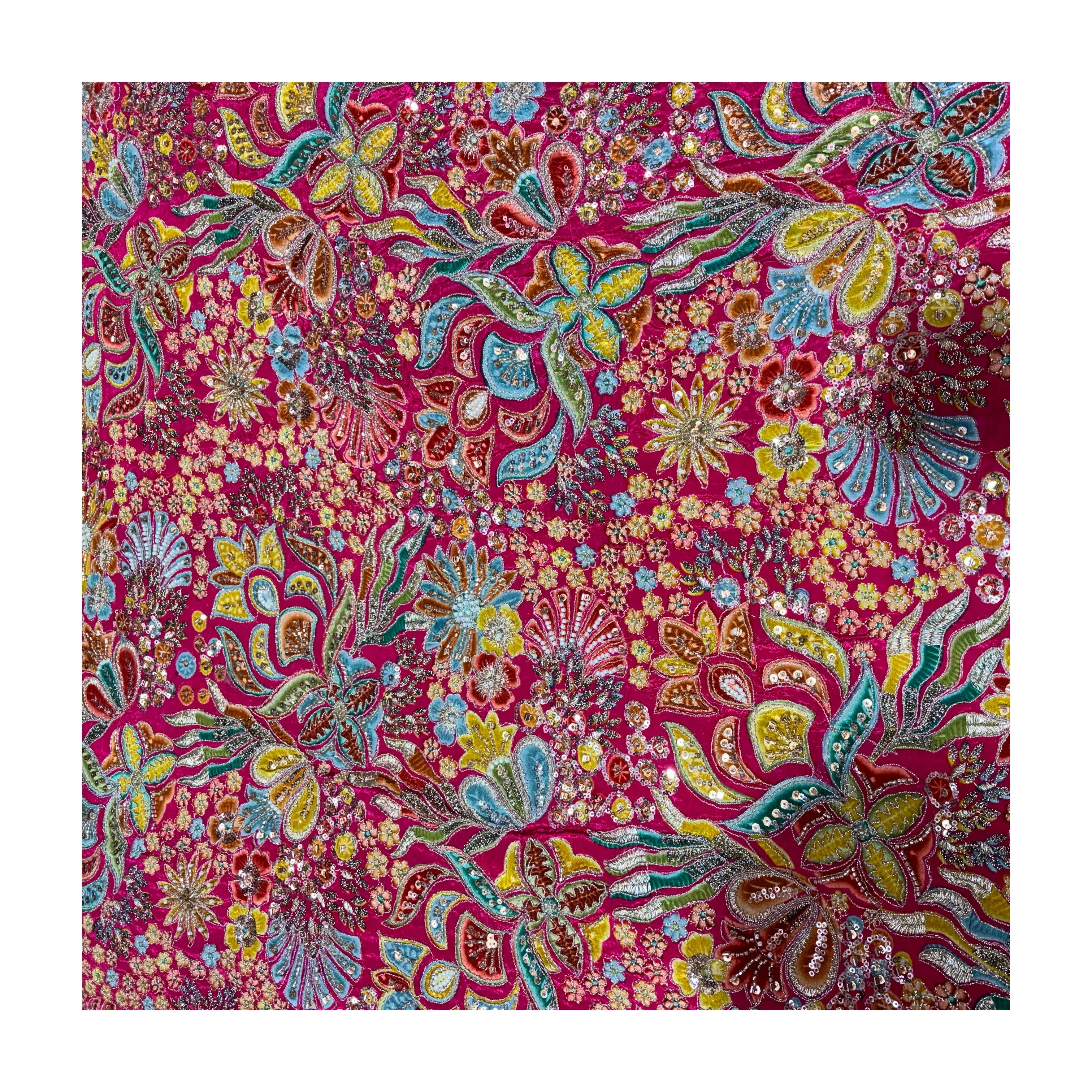 product listing ke liye title and description likho, SEO wala, aur sabhi fabrics ke color batao, color name batao.