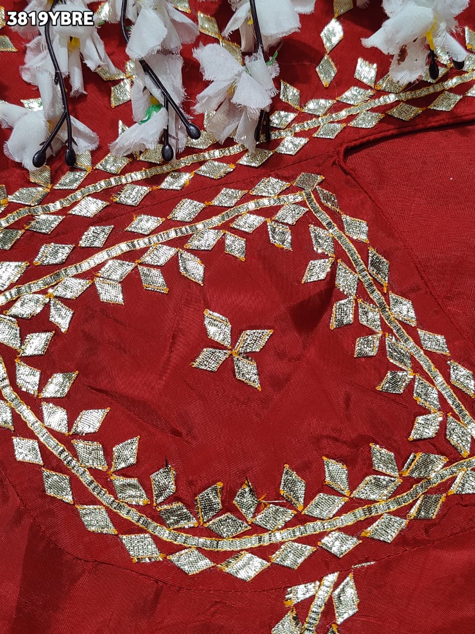 Traditional Gota Patti Work HO Silk Blouse for Festive Look   JNK