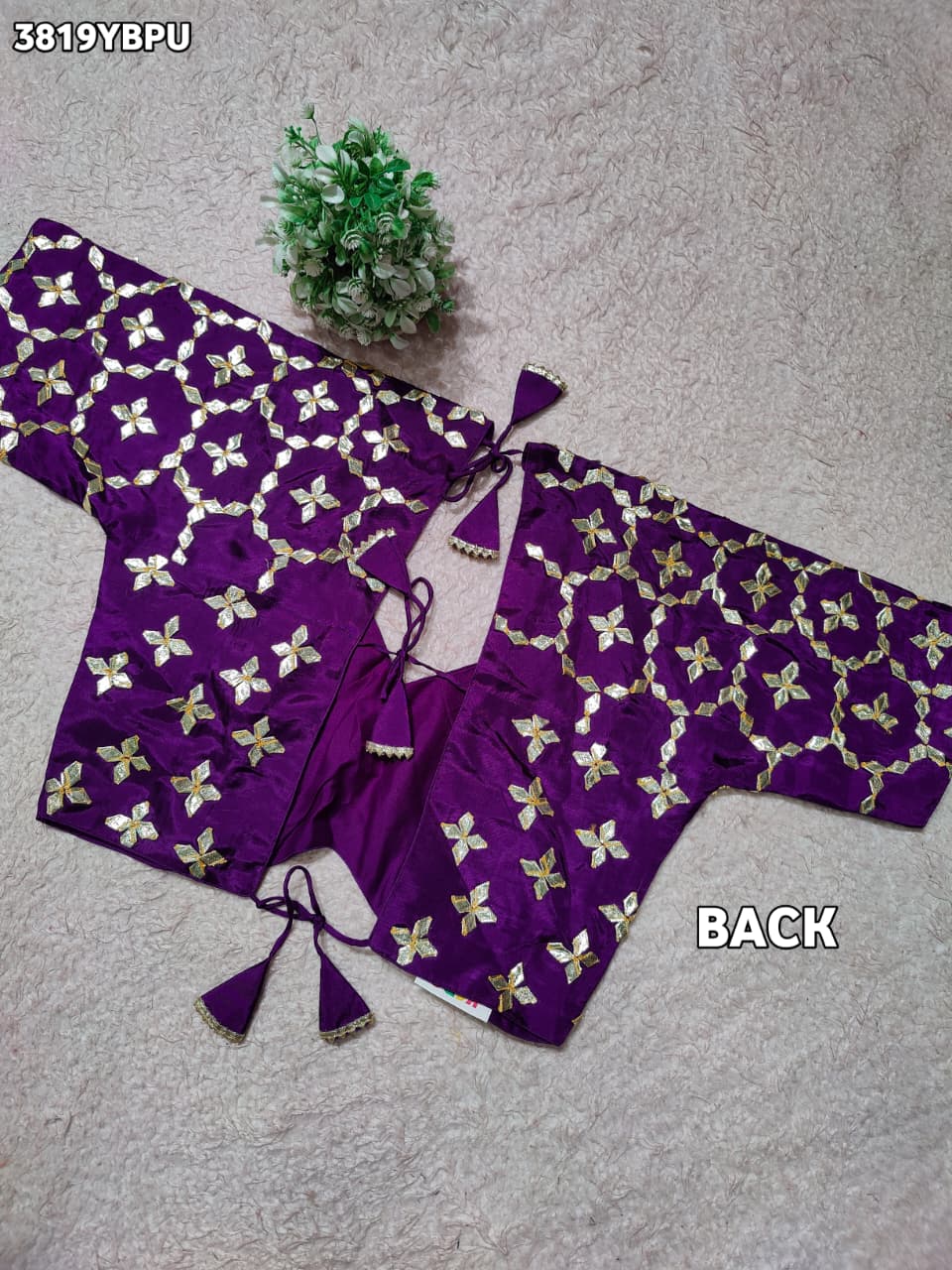 Premium Quality HO Silk Blouse for Festive Occasions   JNK