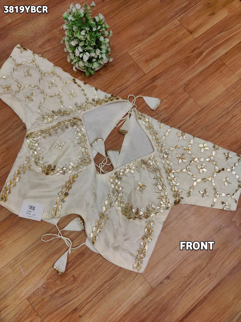 Royal Ethnic Look HO Silk Designer Blouse   JNK