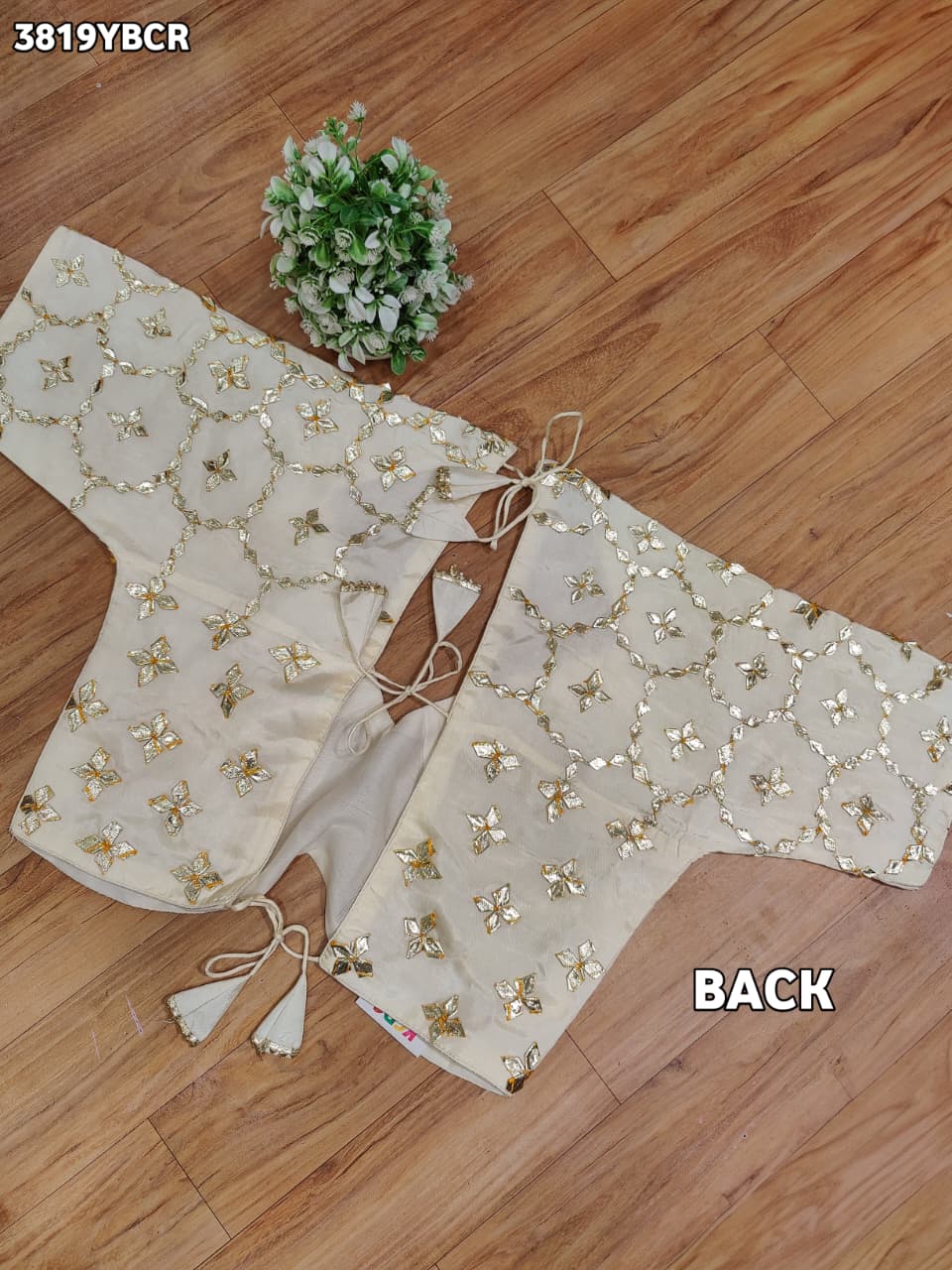 Royal Ethnic Look HO Silk Designer Blouse   JNK
