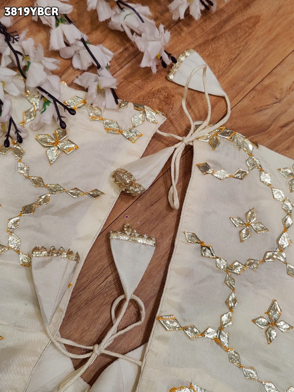 Royal Ethnic Look HO Silk Designer Blouse   JNK