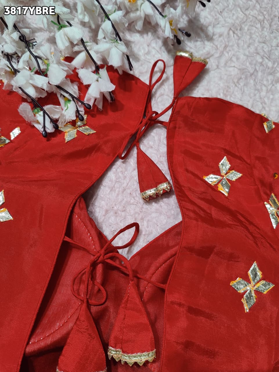 Gota Patti Glam HO Silk Designer Blouse PRD