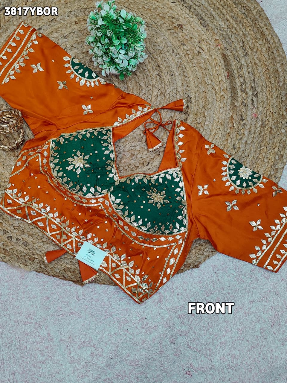 Festive Special HO Silk Blouse Premium Gota Patti Collection PRD