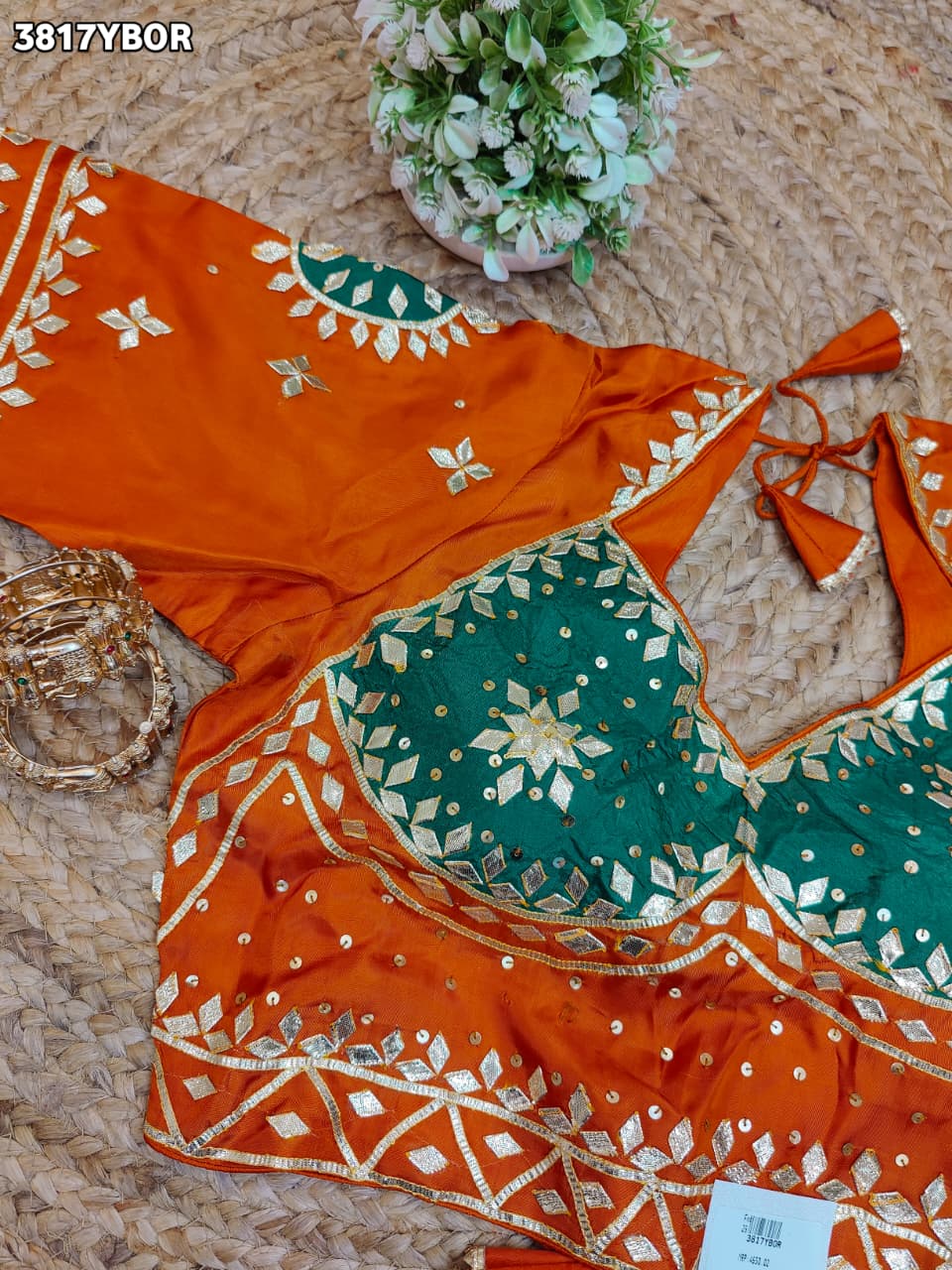 Festive Special HO Silk Blouse Premium Gota Patti Collection PRD