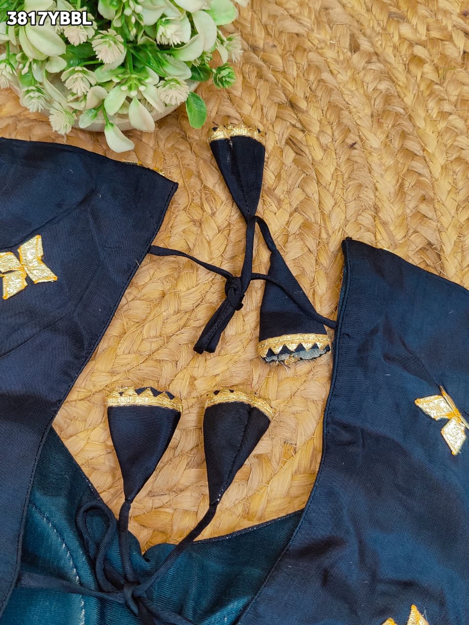 Royal Look HO Silk Blouse with Beautiful Gota Patti Detailing PRD