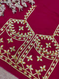 Premium Gaji Silk Blouse with Beautiful Gotapatti Work RG