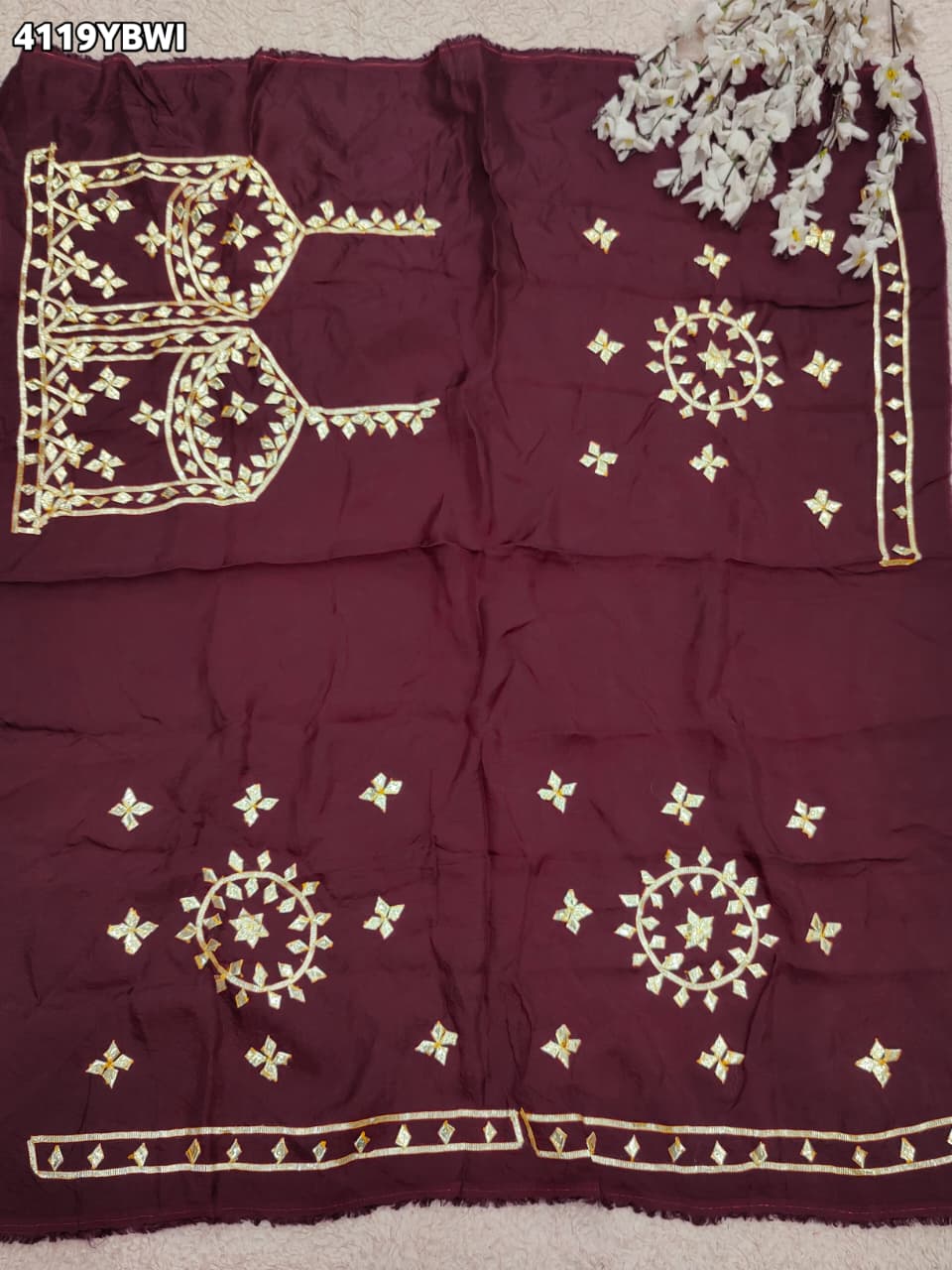 Festive Special Gaji Silk Blouse with Rich Gotapatti Detailing RG