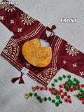 New Gaji Silk Designer Blouse with Gota Patti Work Blouse PRD