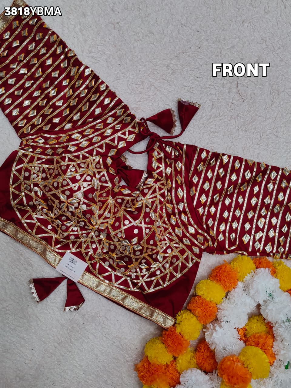 Premium Ethnic HO Silk Designer Gota patti Work Blouse PRD