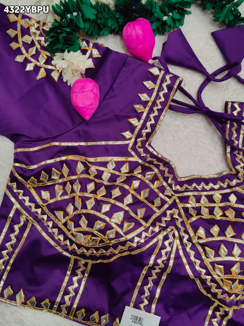 New Exclusive Gaji Silk Blouse with Designer Gota Patti Work Blouse PRD