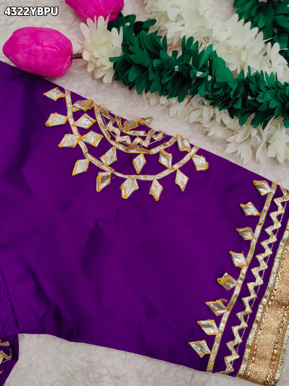 New Exclusive Gaji Silk Blouse with Designer Gota Patti Work Blouse PRD