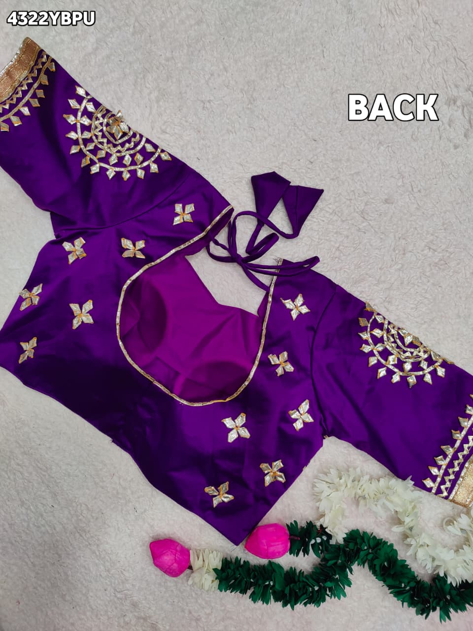New Exclusive Gaji Silk Blouse with Designer Gota Patti Work Blouse PRD