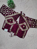 New Royal Glow Designer Gota Patti HO Silk Blouse  JNK