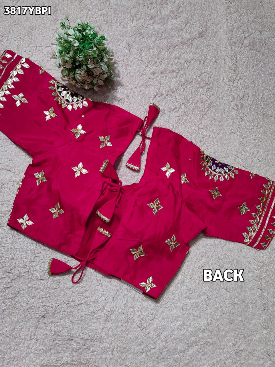 Luxury Ethnic HO Silk Designer Blouse  PRD
