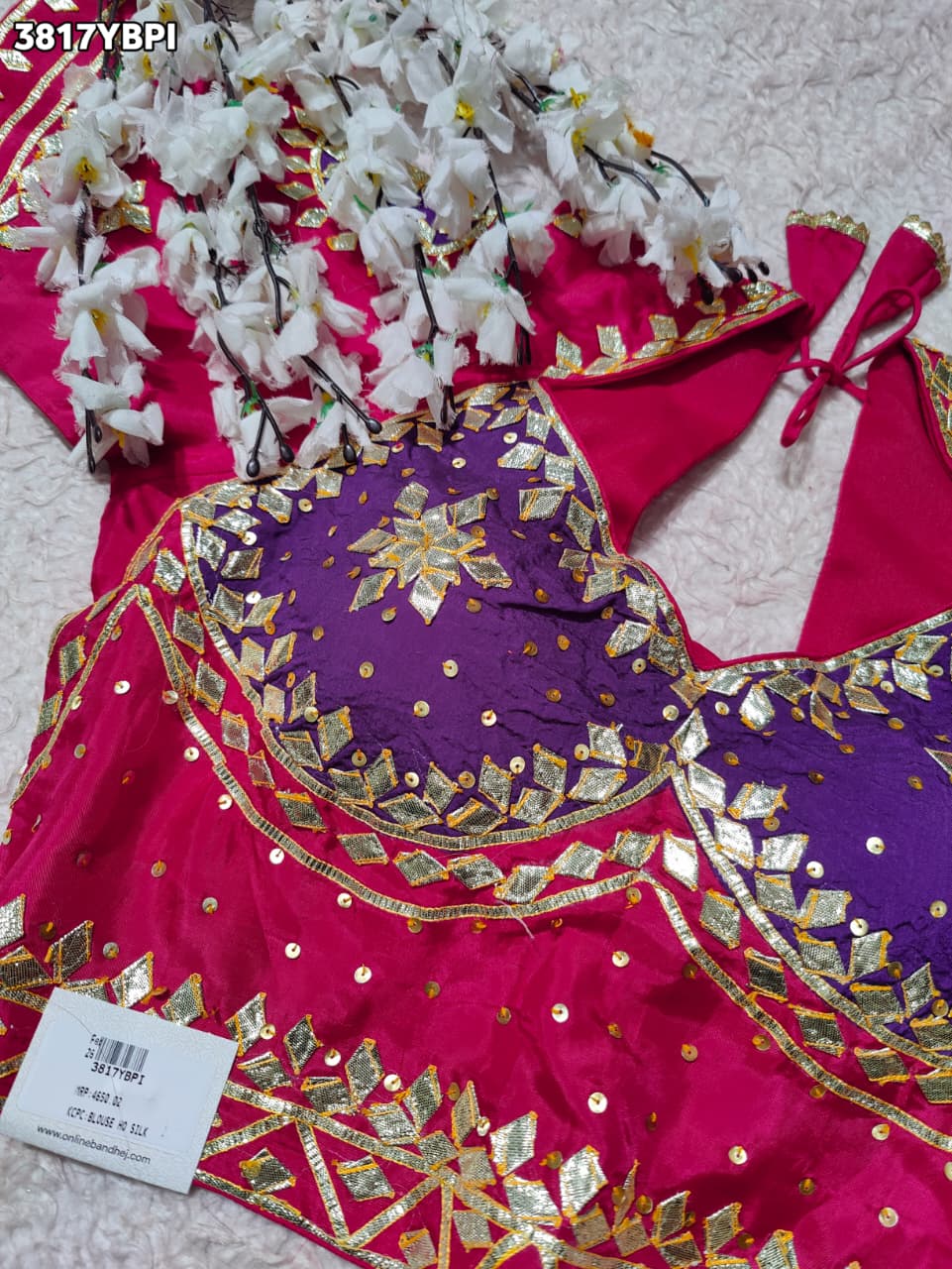Luxury Ethnic HO Silk Designer Blouse  PRD